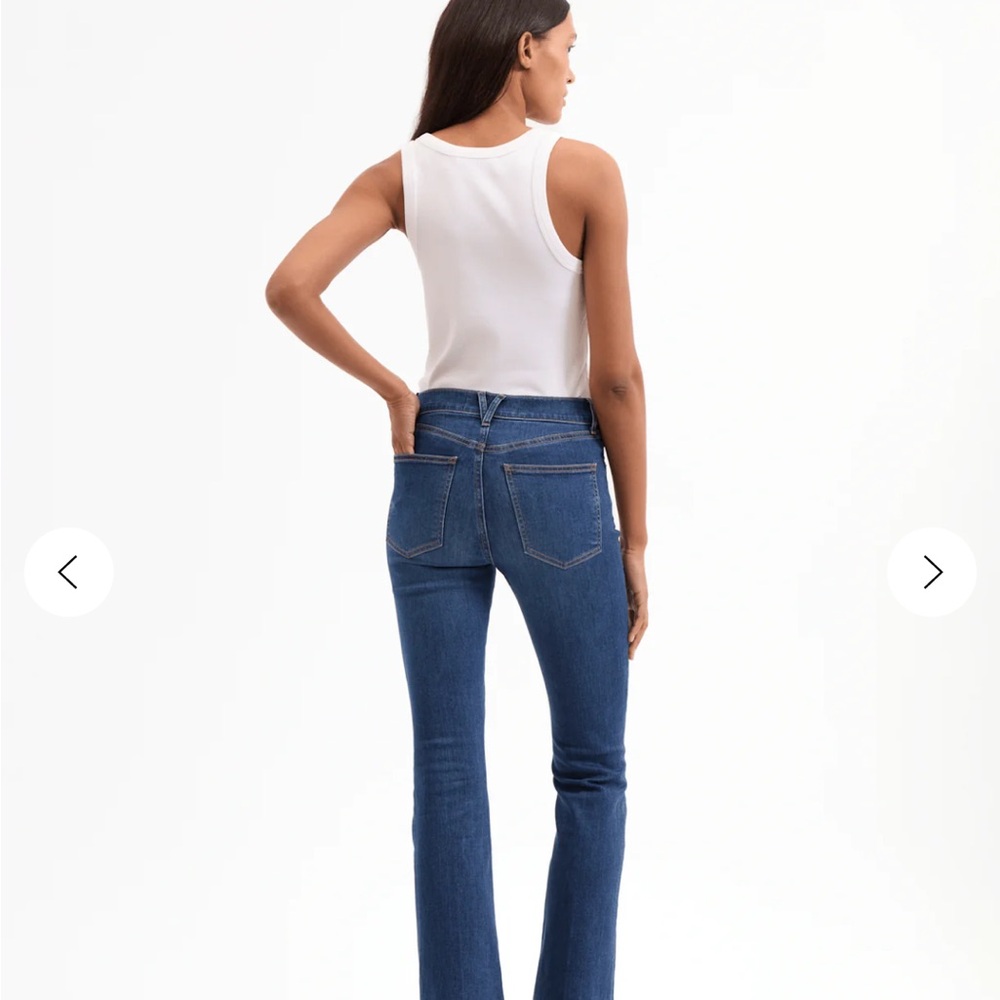 EUC Veronica Beard Blue Flare Wide Leg Jeans 26 - Picture 2 of 7
